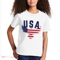 Usa Eagle 4th Of July Gift Casual American Kids T-Shirt thumb 2