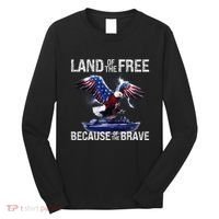 USA Eagle American Flag 4th of July USA Independence Long Sleeve Shirt thumb 0