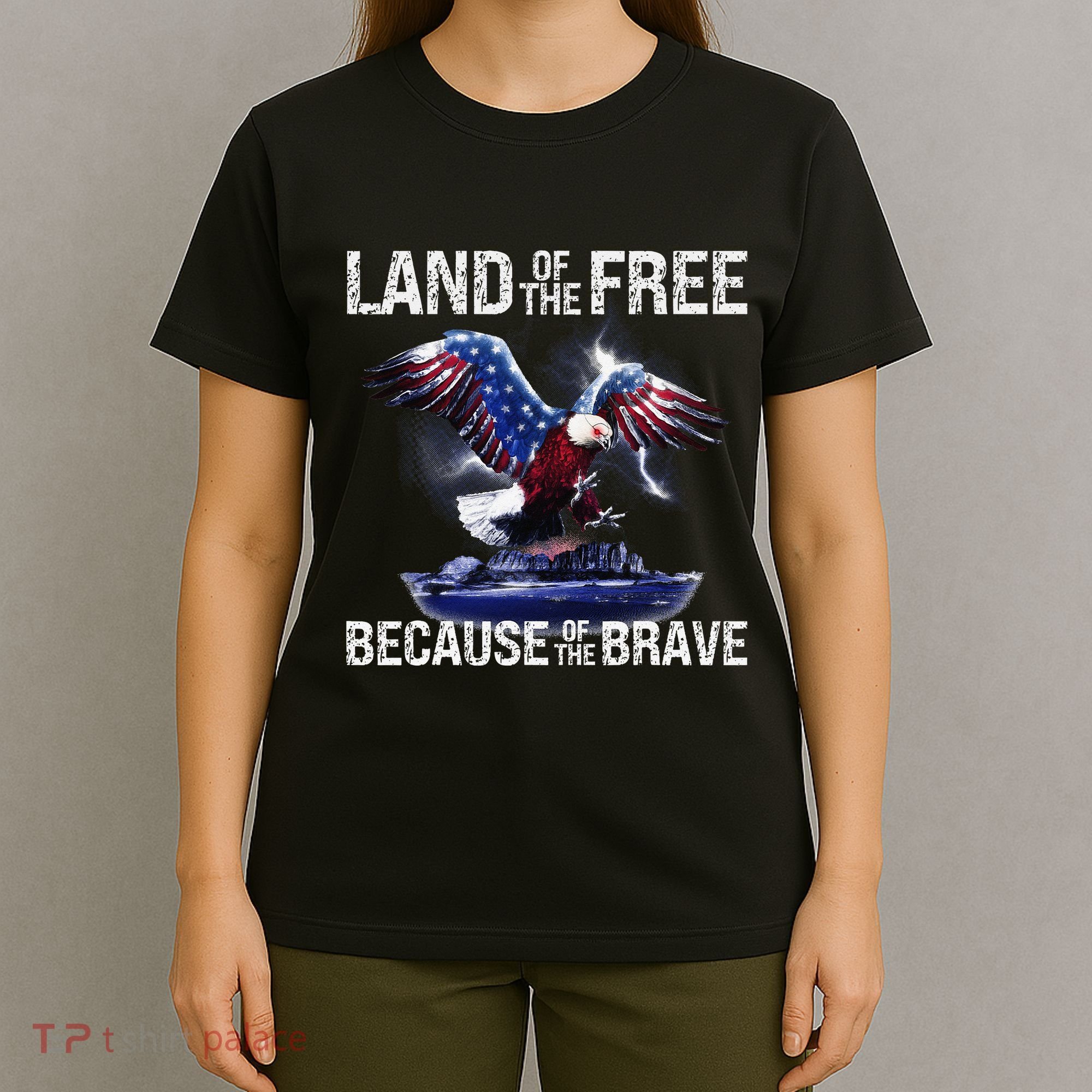 USA Eagle American Flag 4th of July USA Independence T-Shirt