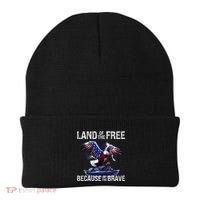 USA Eagle American Flag 4th of July USA Independence Beanie thumb 0