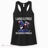 USA Eagle American Flag 4th of July USA Independence Women's Tank Top thumb 0