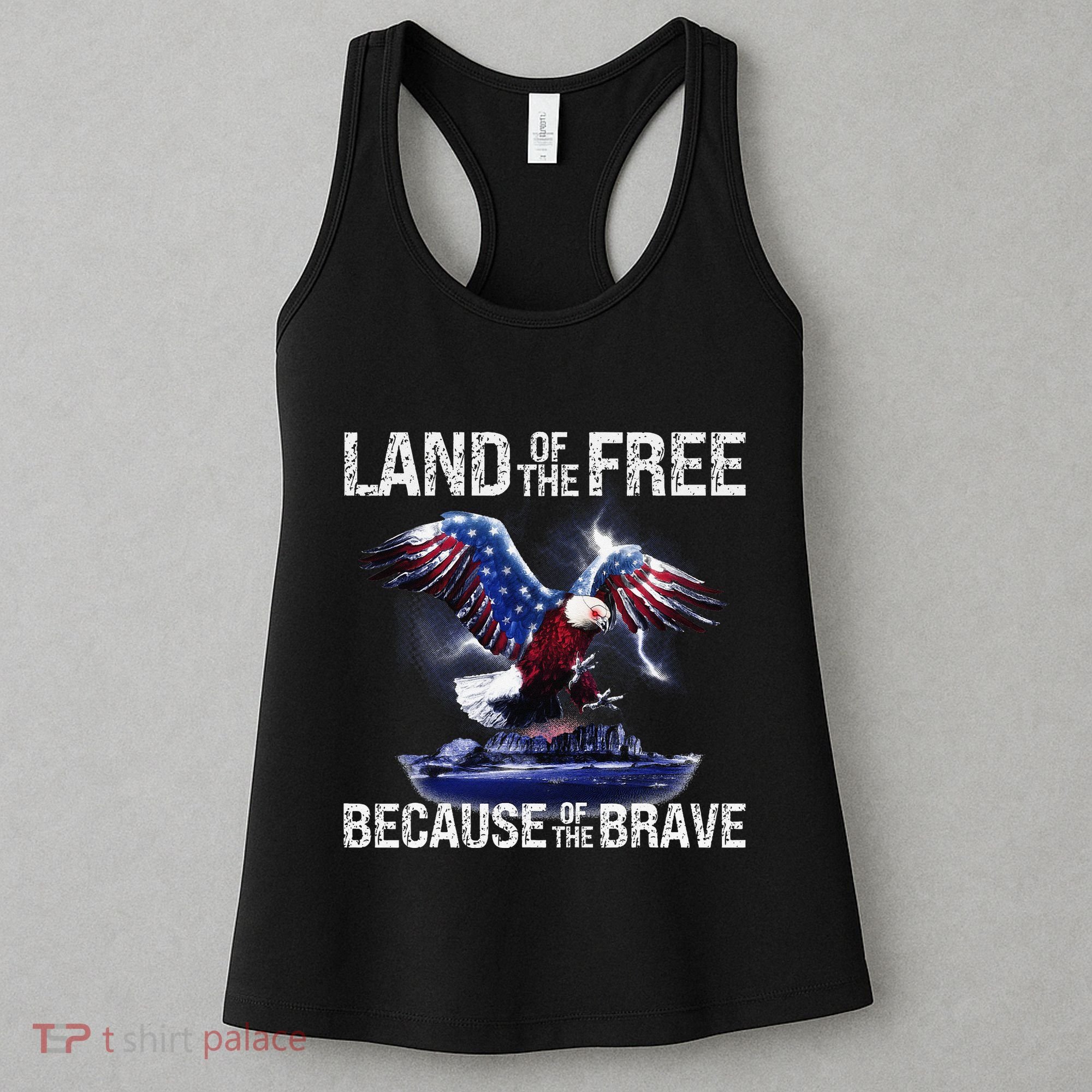 USA Eagle American Flag 4th of July USA Independence Women's Tank Top