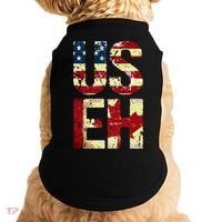 Us Eh America Canada Flag Funny American Canadian Doggie Tank thumb 0