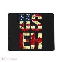 Us Eh America Canada Flag Funny American Canadian Mousepad thumb 0