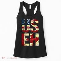 Us Eh America Canada Flag Funny American Canadian Women's Tank Top thumb 0