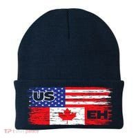 US EH Canada America Flag Maple Leaf Proud Canuck Roots Beanie thumb 0
