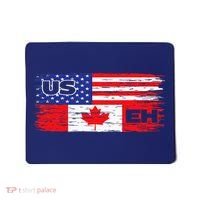 US EH Canada America Flag Maple Leaf Proud Canuck Roots Mousepad thumb 0