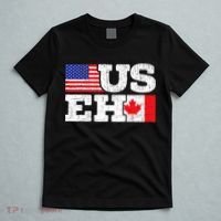 US EH Canada America Flag Maple Leaf Proud Canuck Roots T-Shirt thumb 5