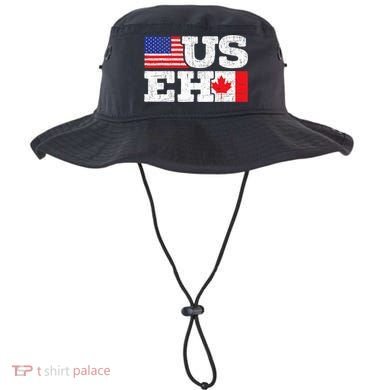 US EH Canada America Flag Maple Leaf Proud Canuck Roots Bucket Hat