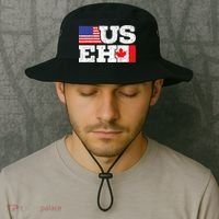US EH Canada America Flag Maple Leaf Proud Canuck Roots Bucket Hat thumb 2