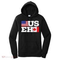 US EH Canada America Flag Maple Leaf Proud Canuck Roots Women's Hoodie thumb 0