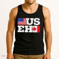 US EH Canada America Flag Maple Leaf Proud Canuck Roots Tank Top thumb 3