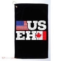 US EH Canada America Flag Maple Leaf Proud Canuck Roots Golf Towel thumb 0