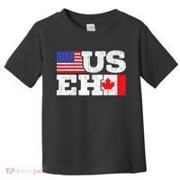 US EH Canada America Flag Maple Leaf Proud Canuck Roots Toddler T-Shirt thumb 0