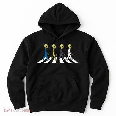 Ufo Extraterrestrial Crossing Alien Hoodie