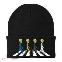 Ufo Extraterrestrial Crossing Alien Beanie thumb 0