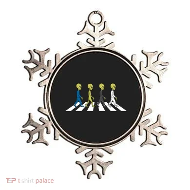 Ufo Extraterrestrial Crossing Alien Ornament