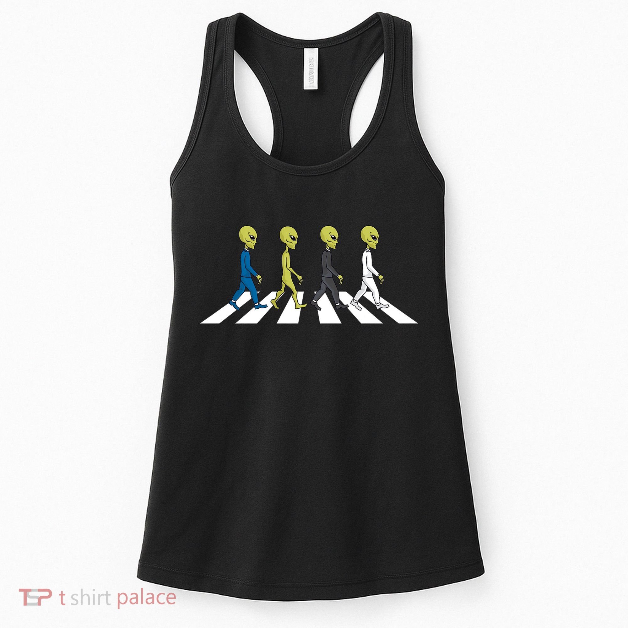 Ufo Extraterrestrial Crossing Alien Women's Tank Top