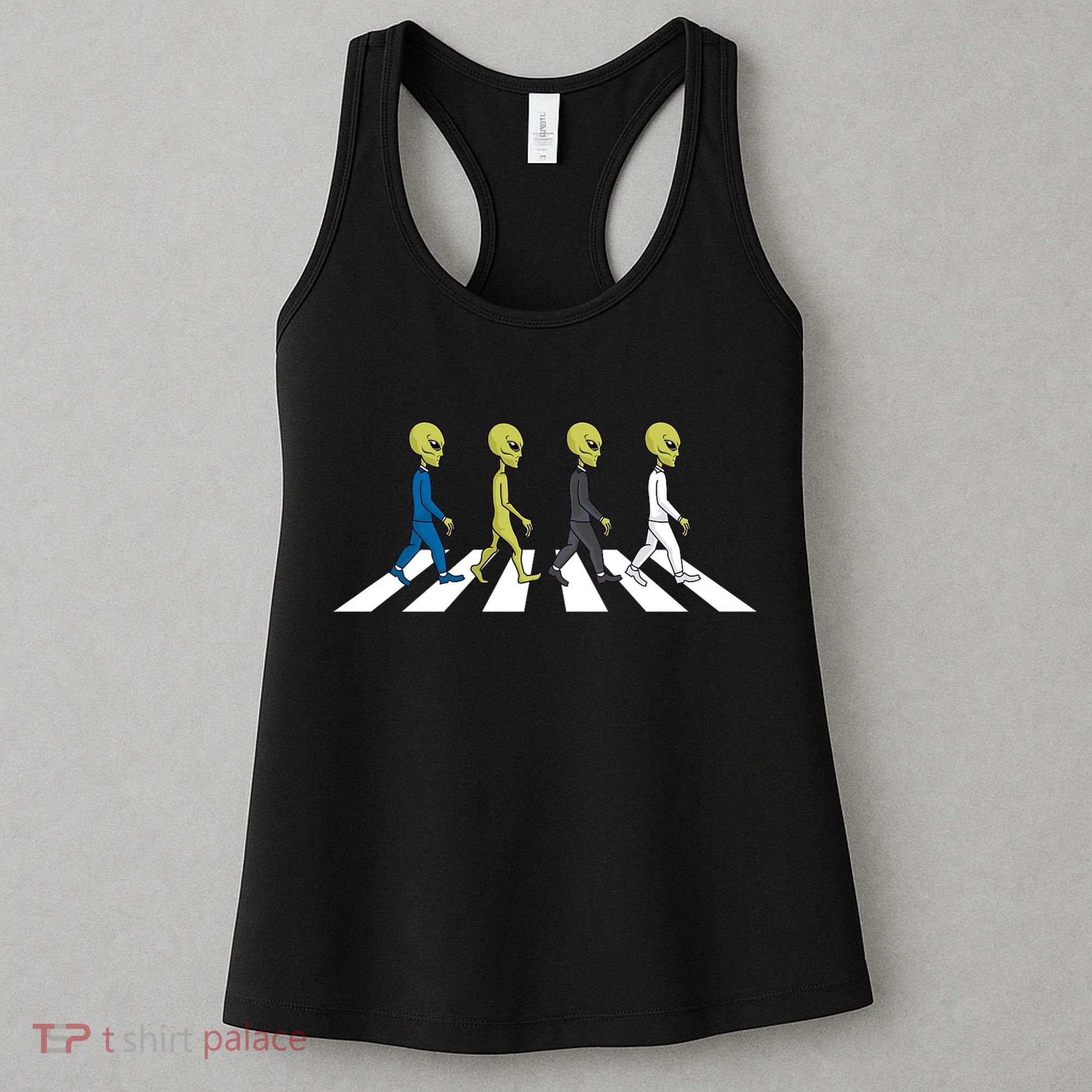 Ufo Extraterrestrial Crossing Alien Women's Tank Top