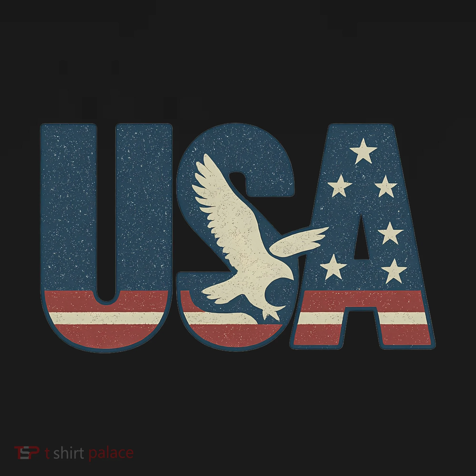 USA Eagle Emblem Doggie Tank