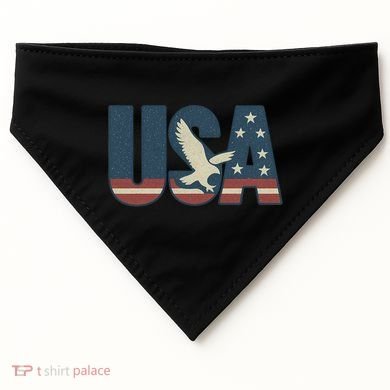USA Eagle Emblem USA-Made Doggie Bandana