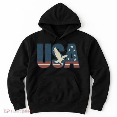 USA Eagle Emblem Hoodie