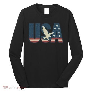 USA Eagle Emblem Long Sleeve Shirt