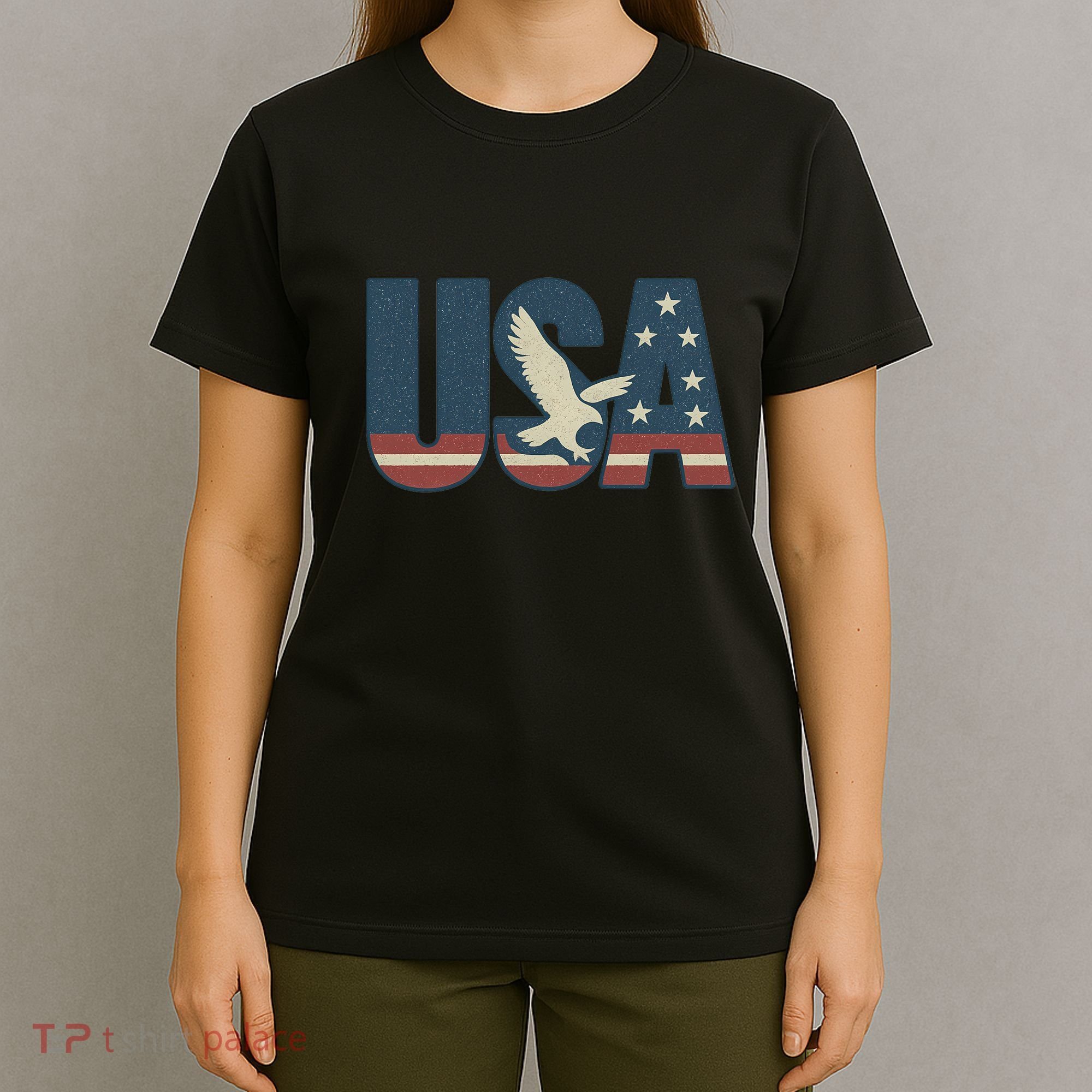 USA Eagle Emblem T-Shirt