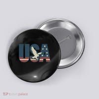 USA Eagle Emblem Button thumb 0
