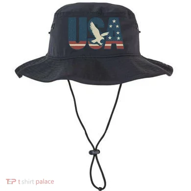 USA Eagle Emblem Bucket Hat
