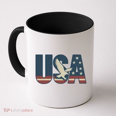 USA Eagle Emblem Coffee Mug