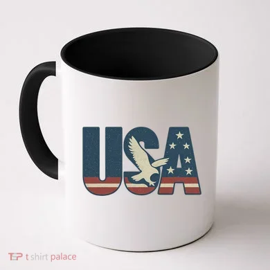 USA Eagle Emblem Coffee Mug