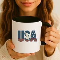 USA Eagle Emblem Coffee Mug thumb 3