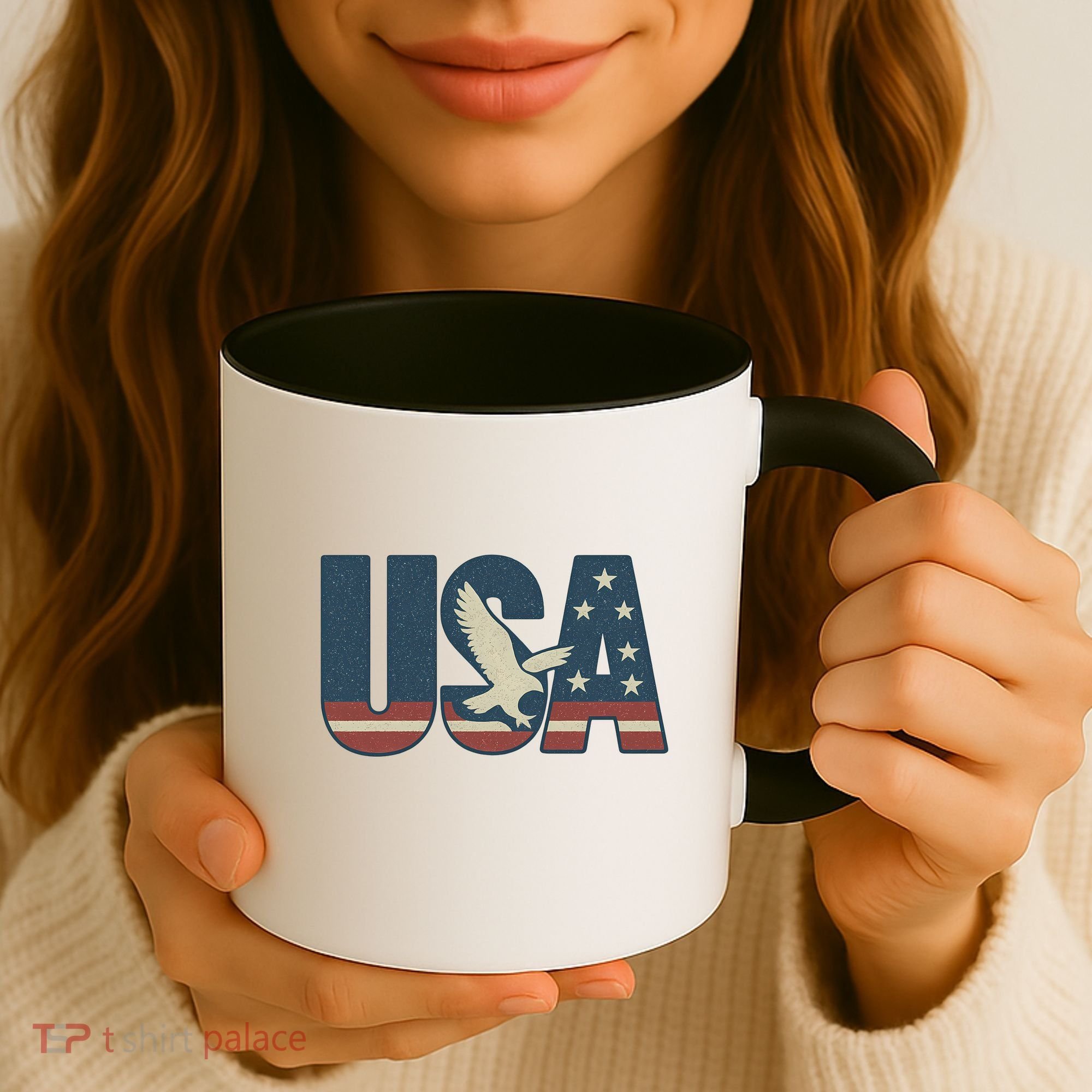 USA Eagle Emblem Coffee Mug