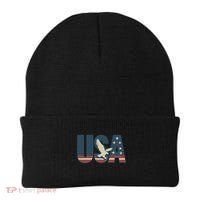 USA Eagle Emblem Beanie thumb 0