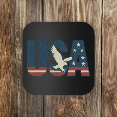 USA Eagle Emblem Coaster