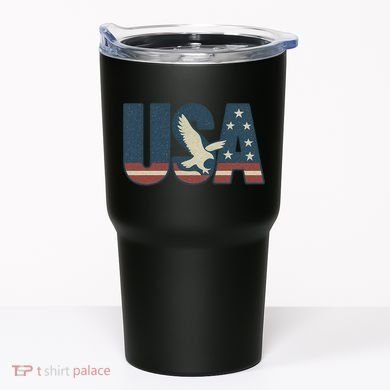 USA Eagle Emblem Tumbler