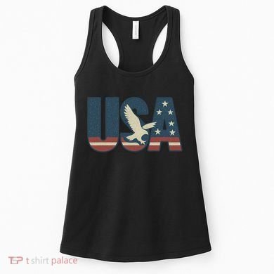 USA Eagle Emblem Women's Tank Top