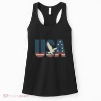 USA Eagle Emblem Women's Tank Top thumb 0