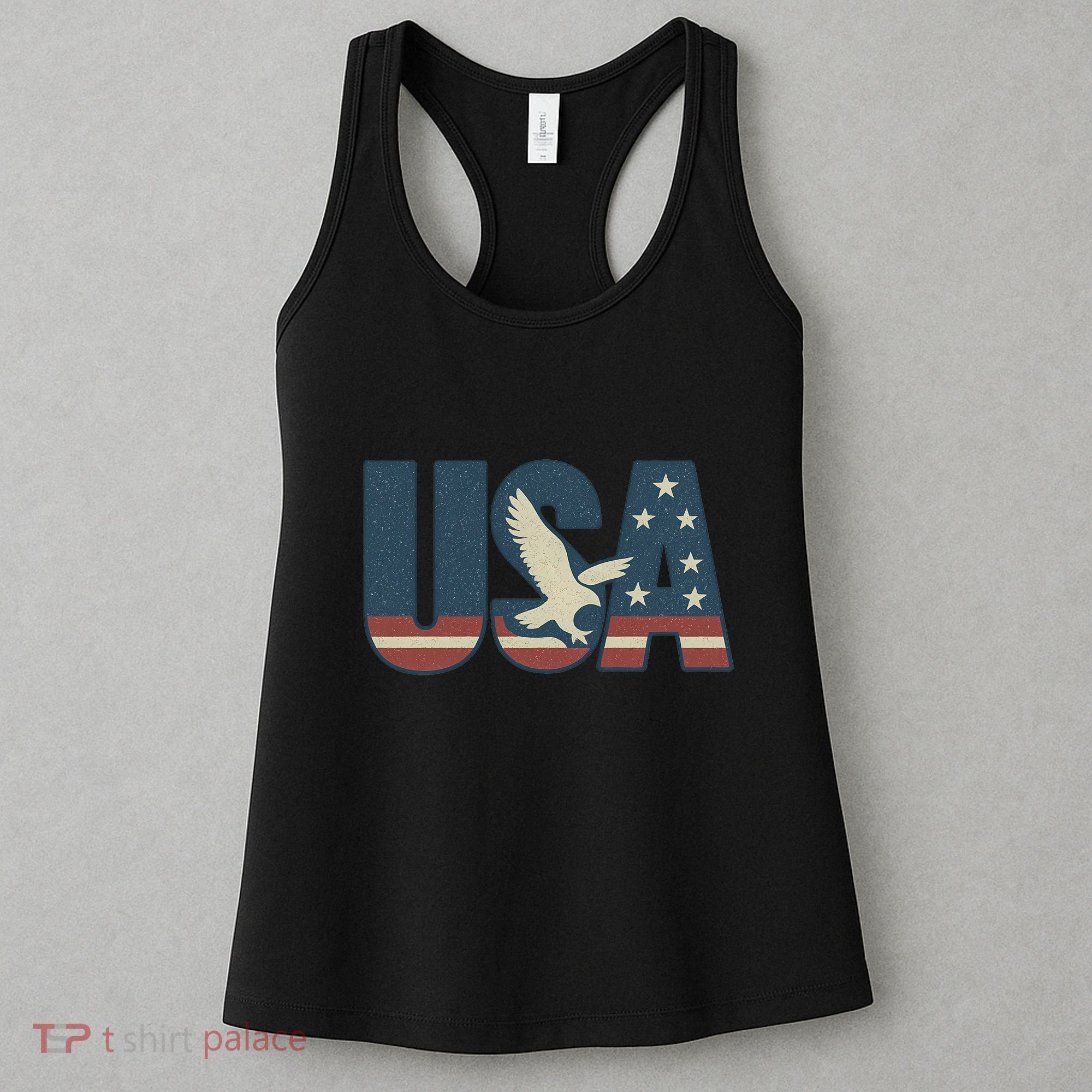 USA Eagle Emblem Women's Tank Top
