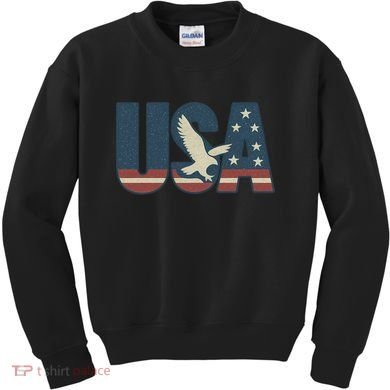 USA Eagle Emblem Kids Sweatshirt