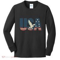 USA Eagle Emblem Kids Long Sleeve Shirt thumb 0