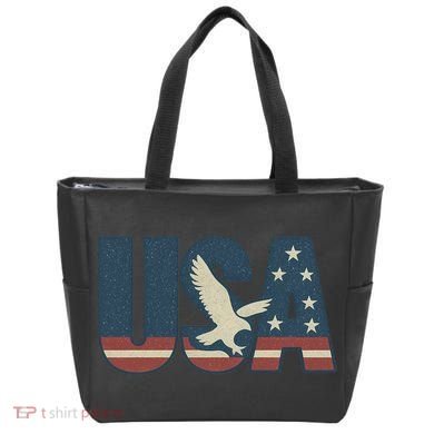 USA Eagle Emblem Tote Bag