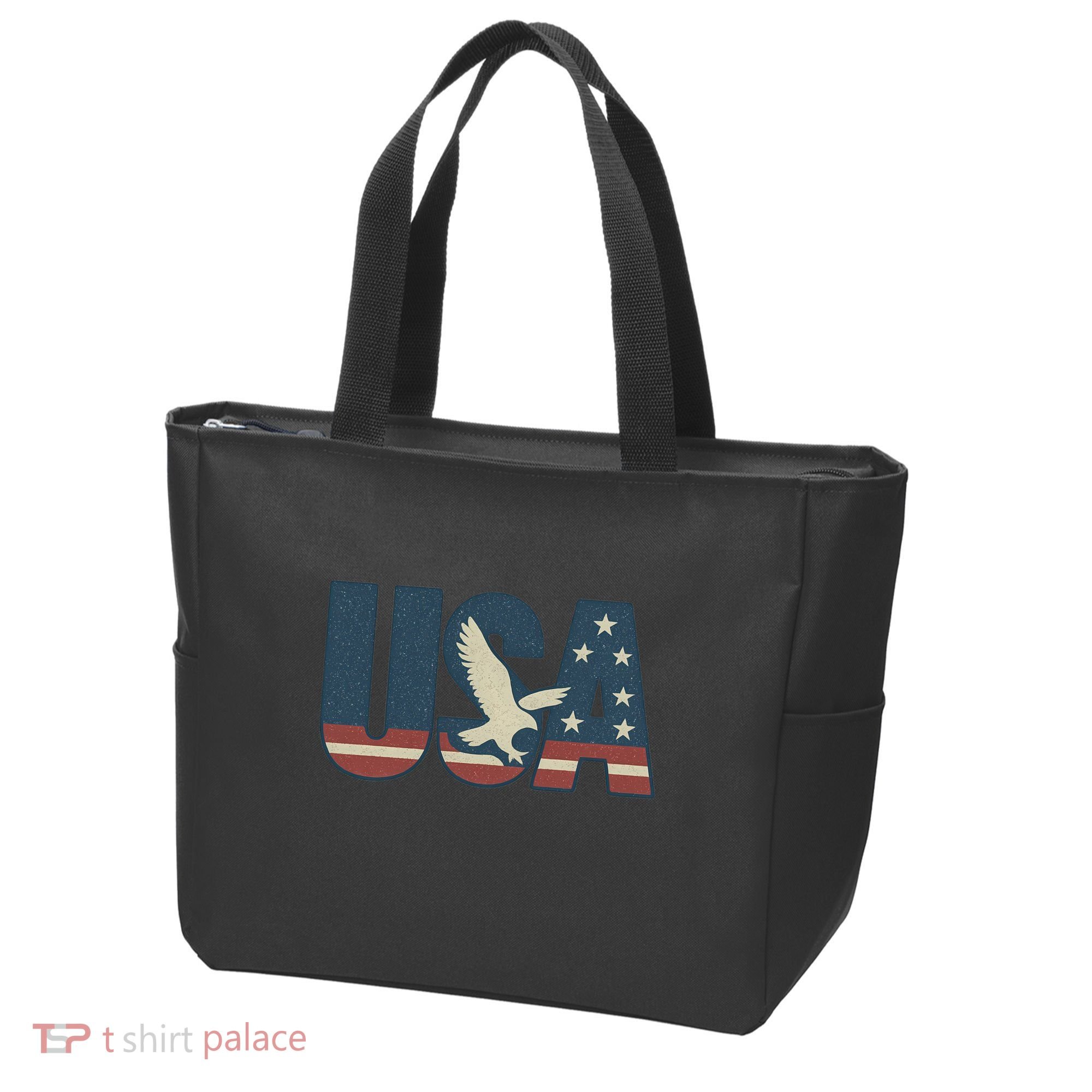 USA Eagle Emblem Tote Bag