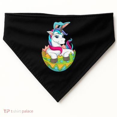 Unicorn Easter Egg USA-Made Doggie Bandana