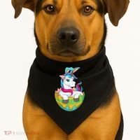 Unicorn Easter Egg USA-Made Doggie Bandana thumb 1