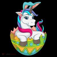 Unicorn Easter Egg Women's Hoodie thumb 2