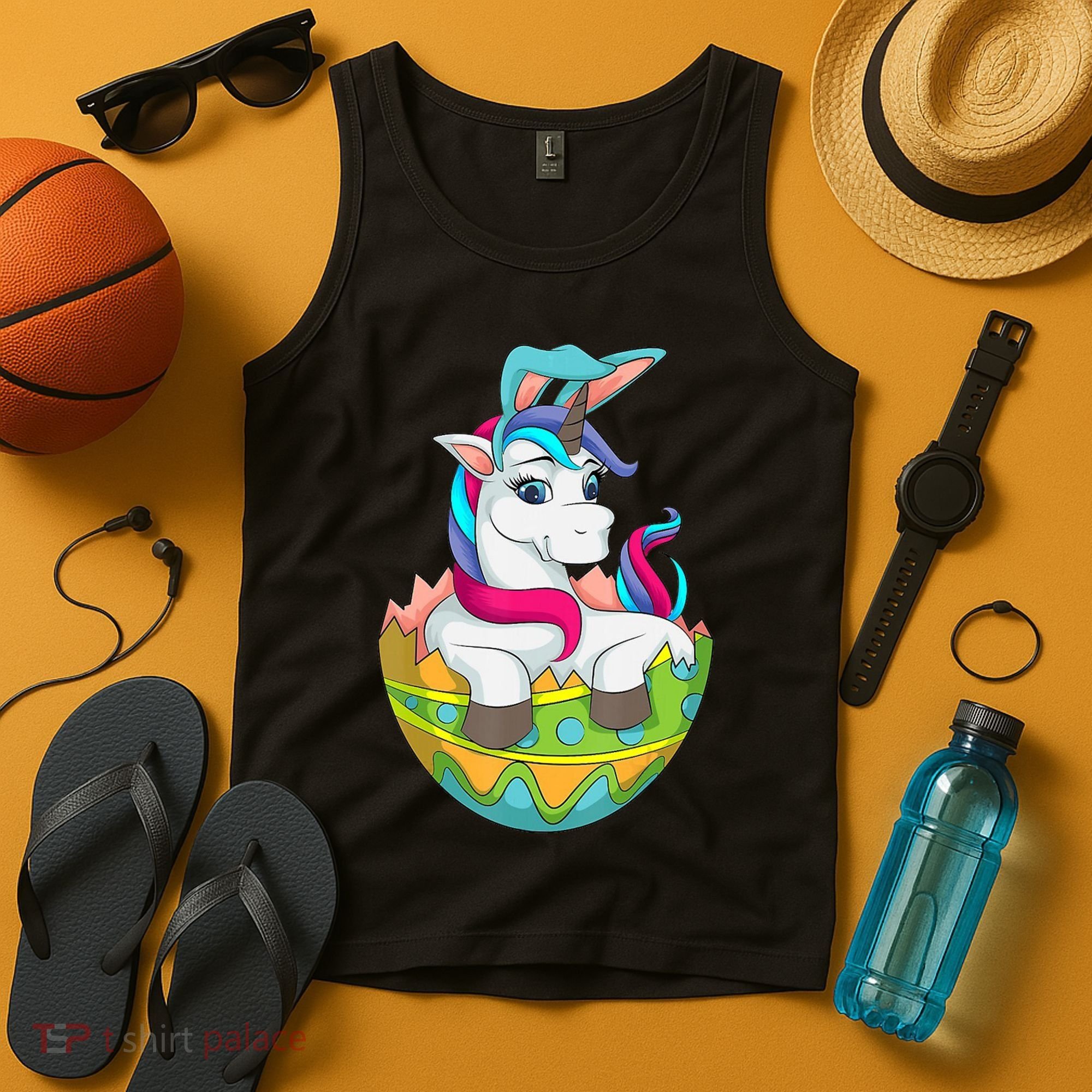 Unicorn Easter Egg Tank Top