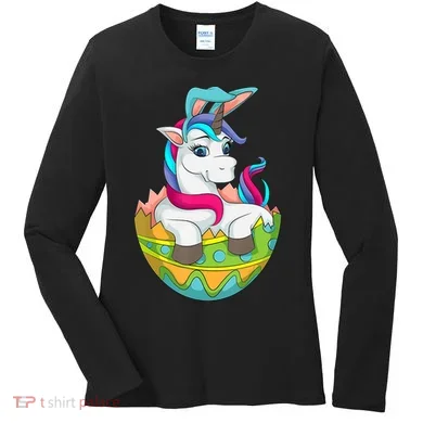 Unicorn Easter Egg Women's Long Sleeve Shirt