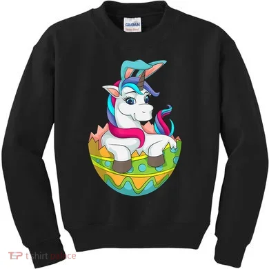 Unicorn Easter Egg Kids Sweatshirt